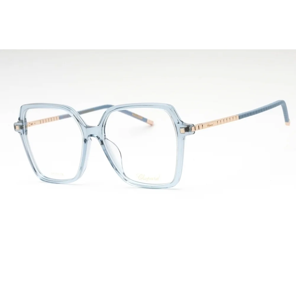 NWT CHOPARD VCH348M 06NA Transparent Blue Eyeglasses